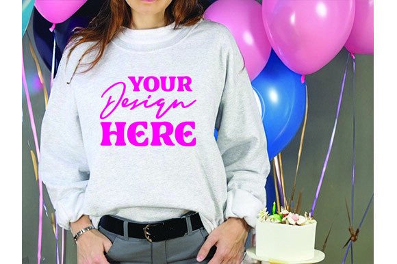 Birthday Party Mockups, Pink Birthday Graphics