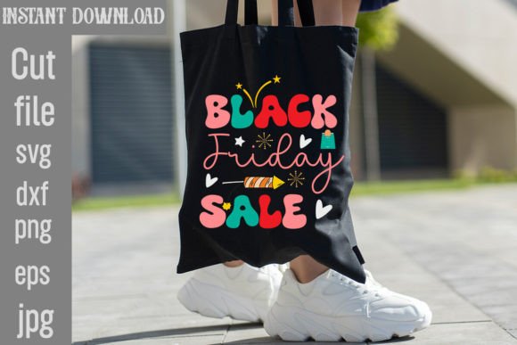 Black Friday Sale Retro Sublimation Graphics Freebies
