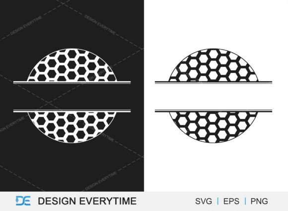 Golf Monogram Silhouette SVG Graphics Freebies