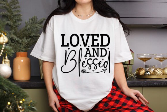 Loved and Blessed SVG Design Graphics Freebies