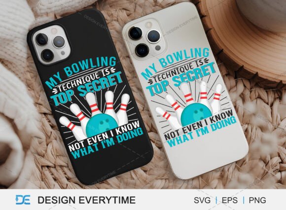 My Bowling Technique is Top Secret SVG Graphics Freebies