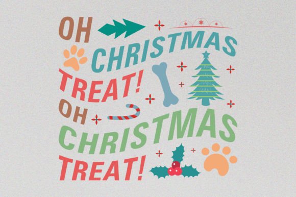 Oh Christmas Dog SVG: Graphics for Holiday Design