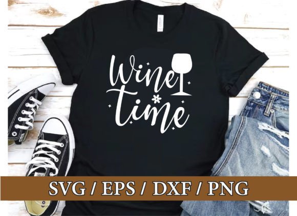 Wine Time, Christmas Svg Bundle: Graphics & Freebies for Crafters